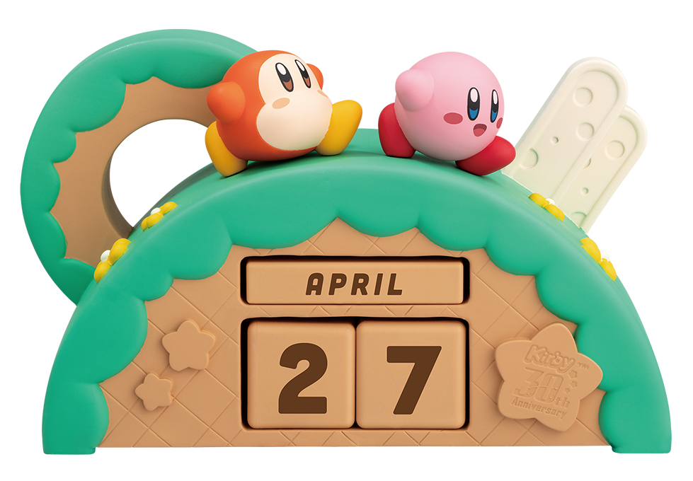 Kirby Calendar Kirby and Waddle Dee 30th Anniversary Ichiban Kuji LAST Prize Bandai