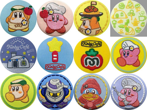 Kirby Blind Box Can Badge Kirby Cafe Embroidered Vol. 2