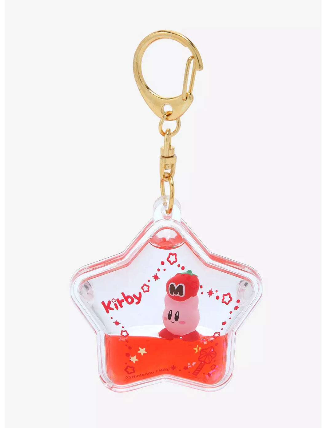 Kirby Floaty Keychain Kirby with Maxim Tomato Nintendo