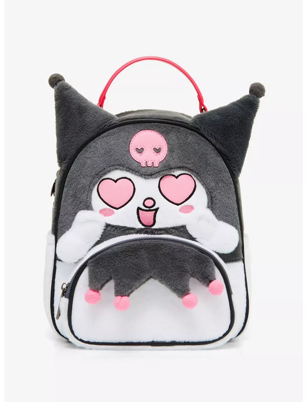 Sanrio Mini Backpack Kuromi Heart Eyes Cosplay