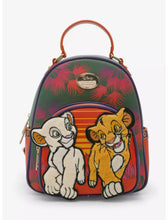 Load image into Gallery viewer, Disney Mini Backpack with Coin Purse Lion King Simba &amp; Nala Our Universe
