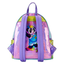 Load image into Gallery viewer, Lisa Frank Mini Backpack Holographic Color Block Loungefly
