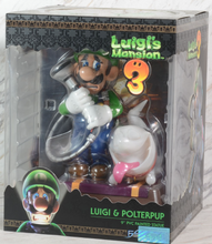 Load image into Gallery viewer, Nintendo Figure Luigi&#39;s Mansion Luigi &amp; Polterpup 9&quot; Statue
