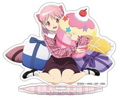 Madoka Magica Acrylic Stand 5pc + Poster INDIVIDUAL Sweets Cafe Ver. MOVIC