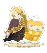 Load image into Gallery viewer, Madoka Magica Acrylic Stand 5pc + Poster INDIVIDUAL Sweets Cafe Ver. MOVIC
