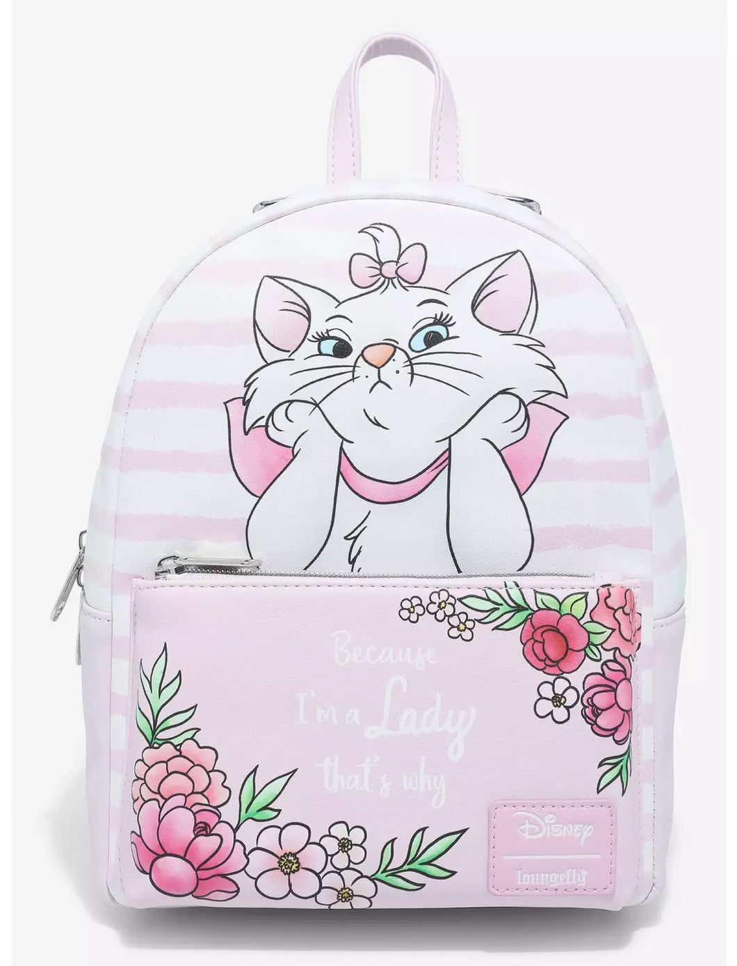 Disney Mini Backpack Marie Quote Loungefly