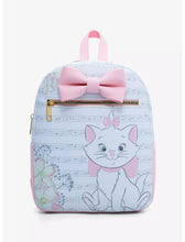 Load image into Gallery viewer, Disney Mini Backpack Marie from The Aristocats Musical Notes Bioworld
