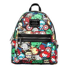 Load image into Gallery viewer, Marvel Mini Backpack Avengers Kawaii AOP Loungefly

