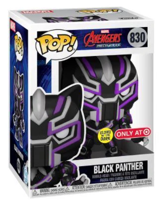 Marvel Figure Avengers Mech Strike Black Panther Bobble-Head Pop! 830 Funko