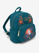 Load image into Gallery viewer, Disney Pixar Mini Backpack Brave Merida &amp; Triplets Loungefly
