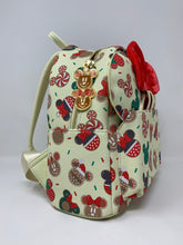 Load image into Gallery viewer, Disney Mini Backpack Wallet Ears Set Christmas Cookie AOP Loungefly
