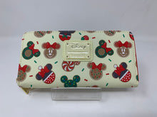 Load image into Gallery viewer, Disney Mini Backpack Wallet Ears Set Christmas Cookie AOP Loungefly
