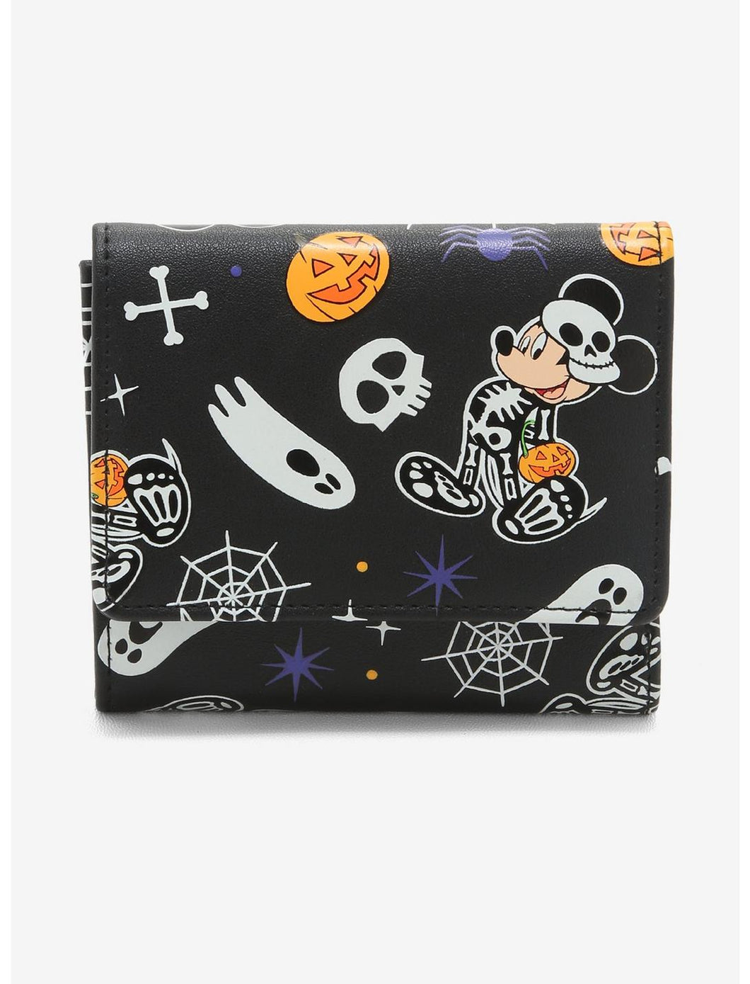 Disney Wallet Mickey Mouse Halloween Skeleton Glow-In-The-Dark Her Universe