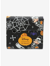 Load image into Gallery viewer, Disney Wallet Mickey Mouse Halloween Skeleton Glow-In-The-Dark Her Universe
