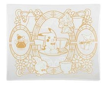 Load image into Gallery viewer, Pokemon Glass Plate Mimikyu&#39;s Antique &amp; Tea Ichiban Kuji Prize E Bandai
