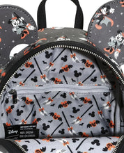 Load image into Gallery viewer, Disney Mini Backpack Minnie and Mickey Halloween AOP Loungefly
