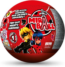 Load image into Gallery viewer, Miraculous Ladybug Surprise Ball MiraBall 4 in 1 Plush &amp; Stickers Zag
