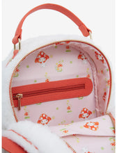 Load image into Gallery viewer, Sanrio Mini Backpack My Melody Fluffy Mushroom
