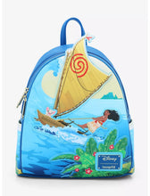 Load image into Gallery viewer, Disney Mini Backpack Moana and Pua Canoe Loungefly
