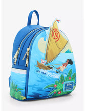 Load image into Gallery viewer, Disney Mini Backpack Moana and Pua Canoe Loungefly
