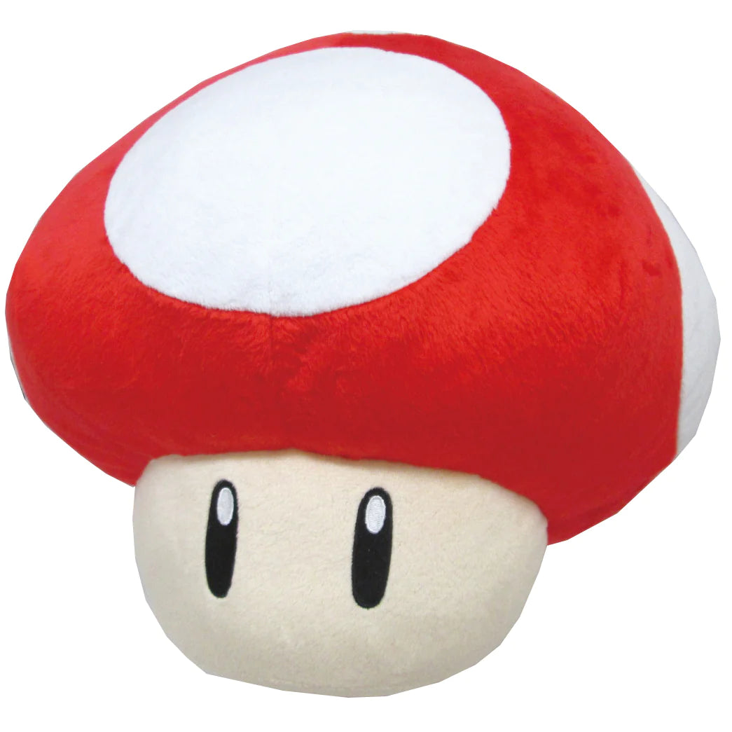 Super Mario Plush Super Mushroom 11in Little Buddy