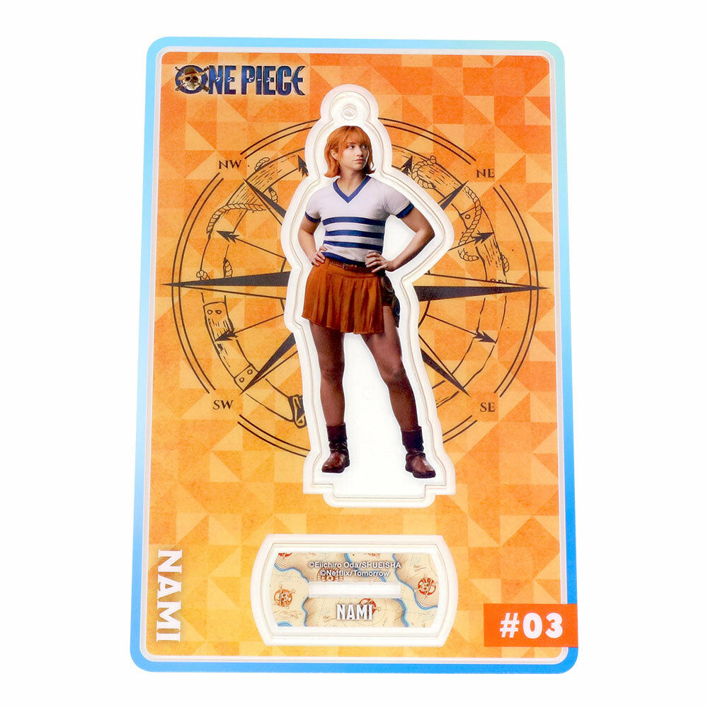 Nami One Piece Acrylic Keychain and Stand Super Clear (Netflix Live Action)