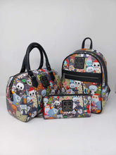 Load image into Gallery viewer, Disney Mini Backpack, Wallet, &amp; Crossbody Set Nightmare Before Christmas Chibi AOP Loungefly
