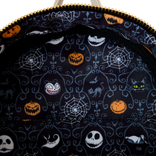 Load image into Gallery viewer, Disney Mini Backpack The Nightmare Before Christmas Mayor with Plans Cosplay Lenticular Loungefly
