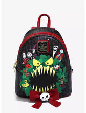 Load image into Gallery viewer, Nightmare Before Christmas Mini Backpack Wreath Loungefly
