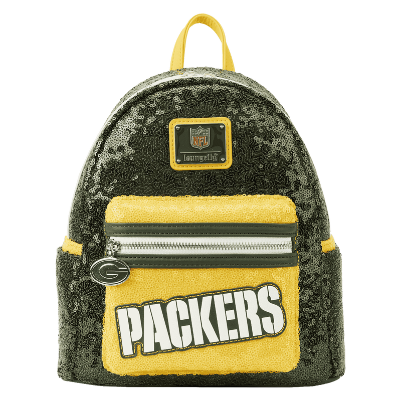 NFL Mini Backpack Green Bay Packers Sequin Loungefly