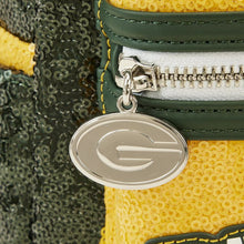 Load image into Gallery viewer, NFL Mini Backpack Green Bay Packers Sequin Loungefly
