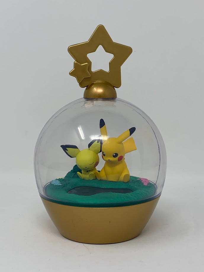 Pokemon Dome Light Figure Pikachu & Pichu SEGA