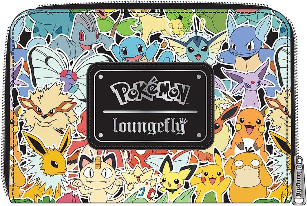 Pokemon Wallet Ombre AOP Loungefly