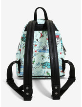 Load image into Gallery viewer, Disney Mini Backpack Peter Pan Map AOP Loungefly
