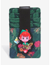 Load image into Gallery viewer, Disney Cardholder Peter Pan Tinker Bell Jungle Loungefly
