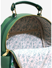 Load image into Gallery viewer, Disney Mini Backpack and Cardholder Set Peter Pan Cast Painting Loungefly
