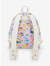 Load image into Gallery viewer, Pokemon Mini Backpack Purple Floral Teacups AOP Loungefly
