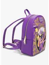 Load image into Gallery viewer, Disney Mini Backpack Tangled Rapunzel Purple And Gold Lantern Loungefly
