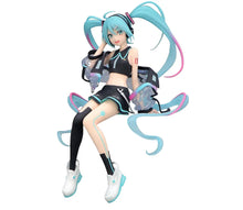 Load image into Gallery viewer, Piapro Neon Cyber Ver 6.4 Hatsune Miku Noodle Stopper Prize Figure FuRyu
