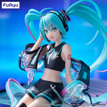 Load image into Gallery viewer, Piapro Neon Cyber Ver 6.4 Hatsune Miku Noodle Stopper Prize Figure FuRyu
