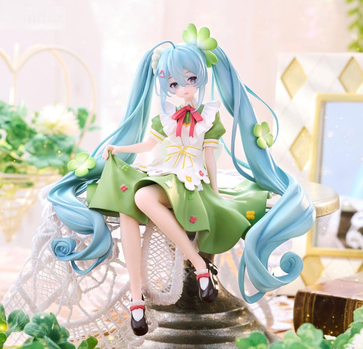 Piapro Hatsune Miku Noodle Stopper Prize Figure Flower Fairy - Clover ver. FuRyu