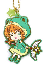 Load image into Gallery viewer, Cardcaptor Sakura Clear Card Rubber Keychain Twinkle Color Ichiban Kuji G Prize Banpresto
