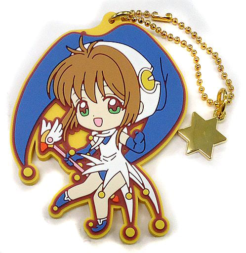 Cardcaptor Sakura Rubber Keychain Sakura Watery Card Goods Collection Ichiban Kuji D Prize Banpresto