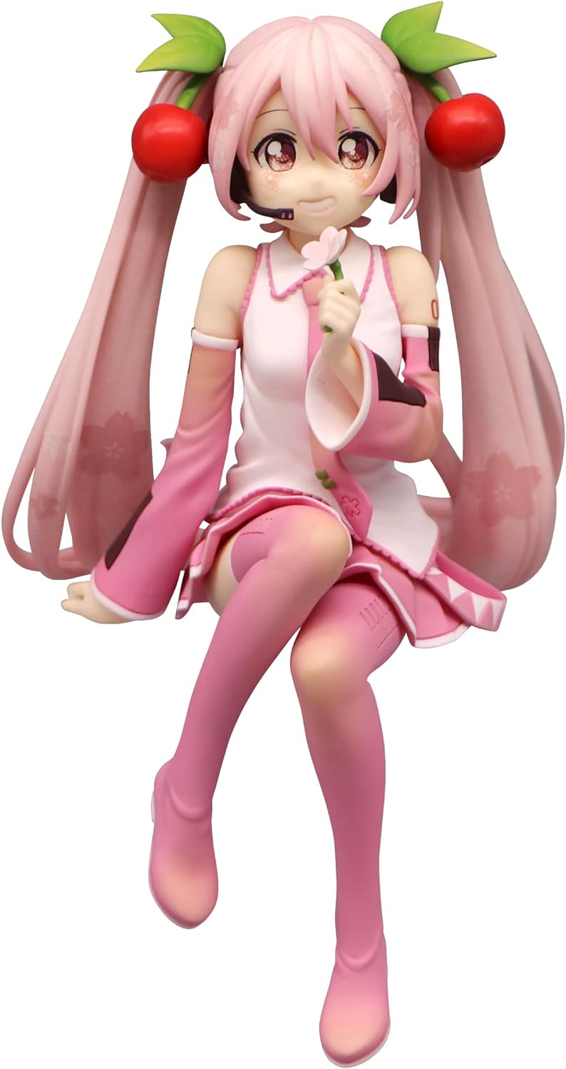 Piapro Noodle Stopper Figure Hatsune Miku 2022 Sakura Miku FuRyu