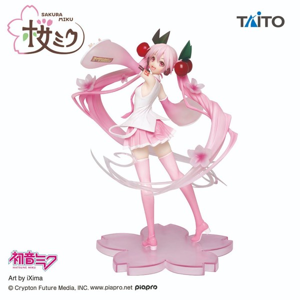 Piapro Figure Hatsune Miku Sakura Original 2020 Ver. Taito [Opened and Damaged Packaging]