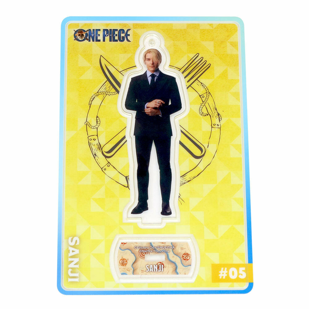 One Piece Acrylic Keychain and Stand Sanji Super Clear (Netflix Live Action)