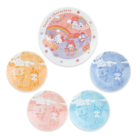 Sanrio Plate Set Characters Gathering Prize