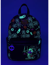 Load image into Gallery viewer, Disney Mini Backpack Skeleton Mickey Halloween GITD Her Universe
