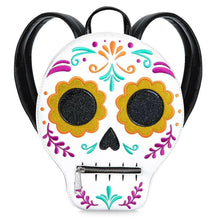 Load image into Gallery viewer, Disney Parks Mini Backpack Coco Sugar Skull Loungefly
