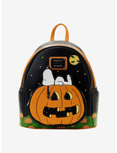 Load image into Gallery viewer, Peanuts Mini Backpack Great Pumpkin Snoopy Loungefly
